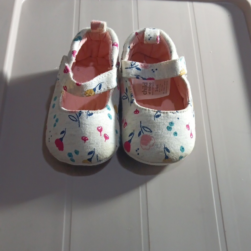Floral Baby Shoes